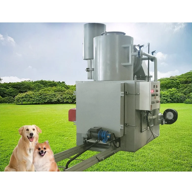 Waste treatment machinery, smokeless incinerators, pets, dead animal and pig incinerators