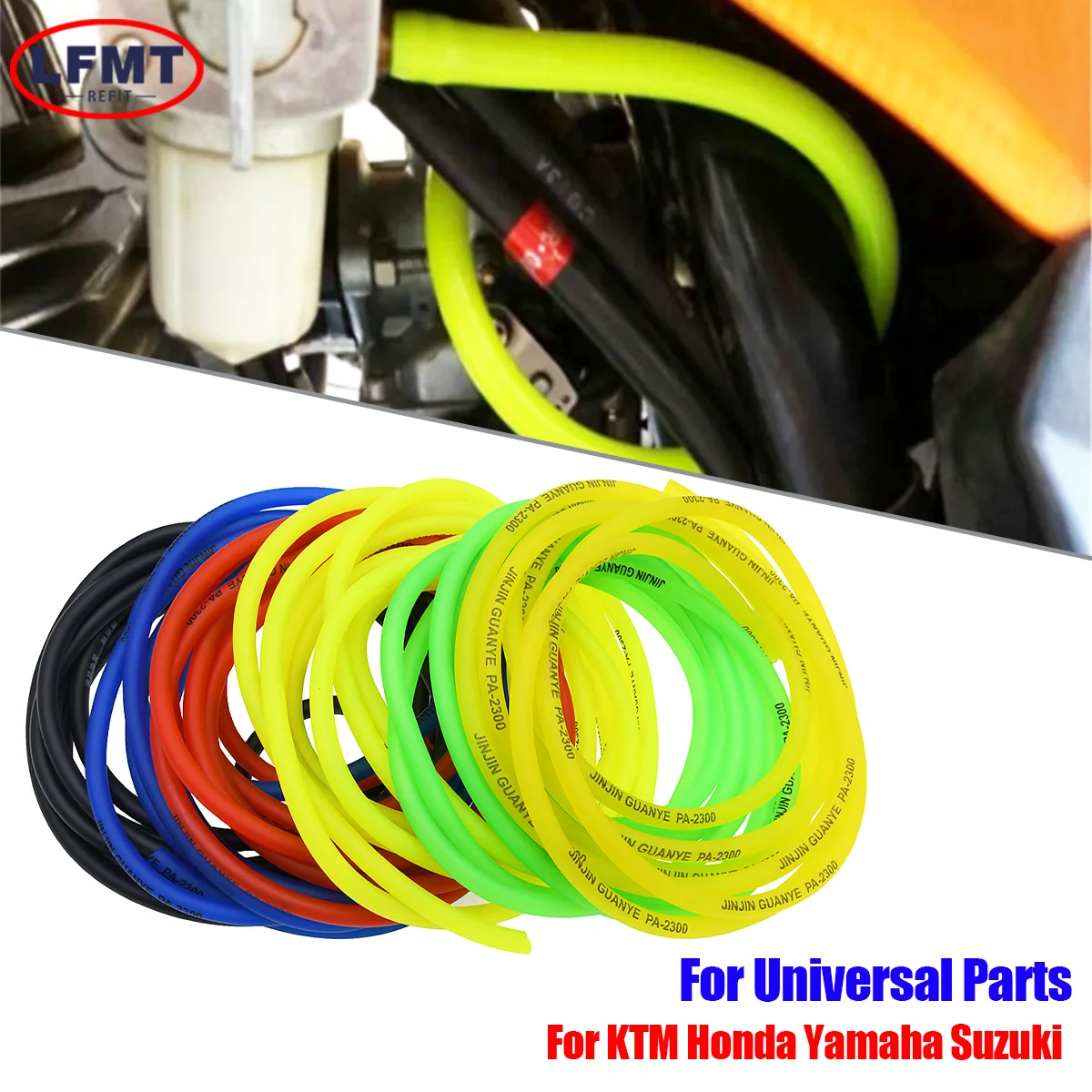 Für KTM SX SXF XC XCF EXC EXCF XCW XCWF Universal Endurance Dirt Bike Motocross Gummischlauch 125 150 250 300 350 400 450 500CC