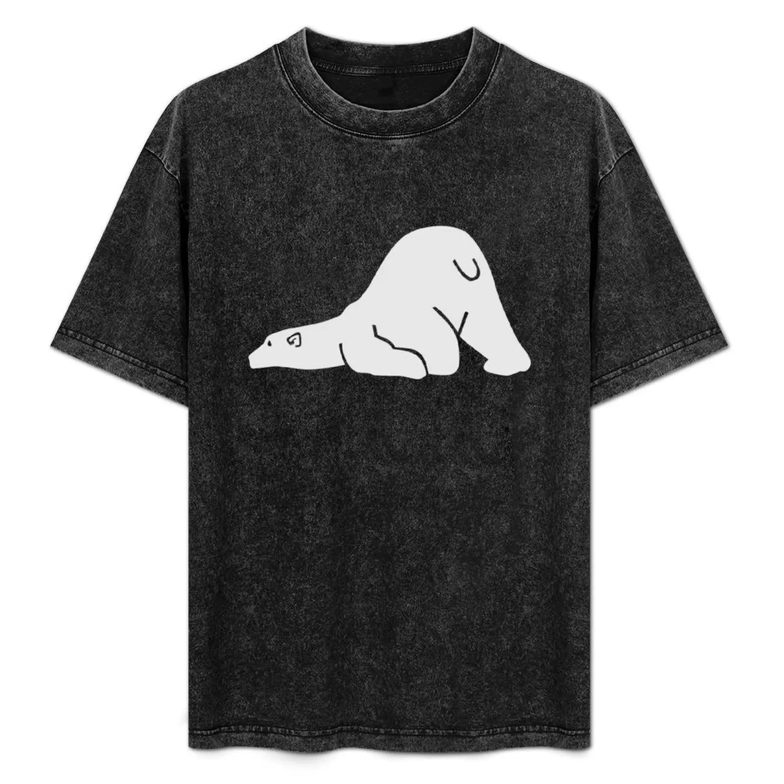 

White polar bear T-Shirt Work Utility Short Sleeve Shirt