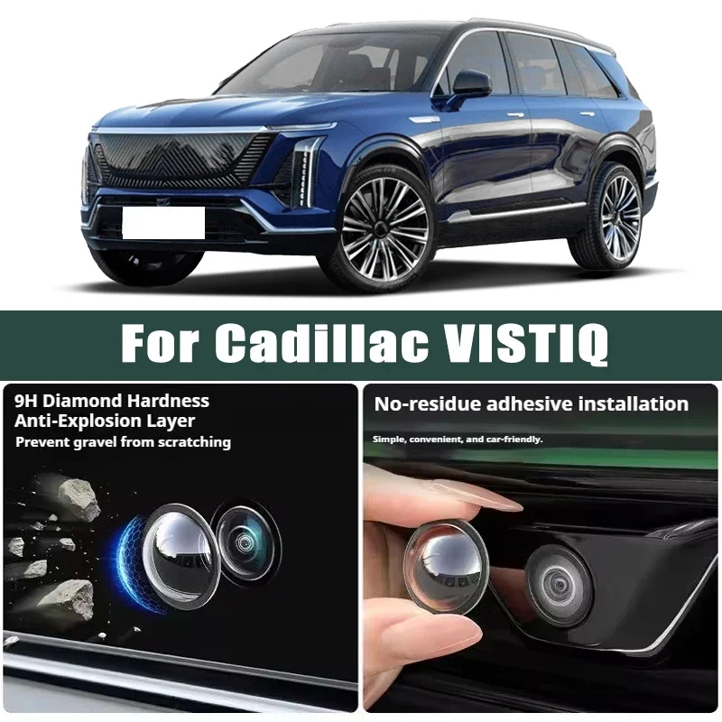 

Car Camera Lens Protector 2PCS Rear View Camera Cover 360° Protection Anti Scratch Waterproof For Cadillac VISTIQ