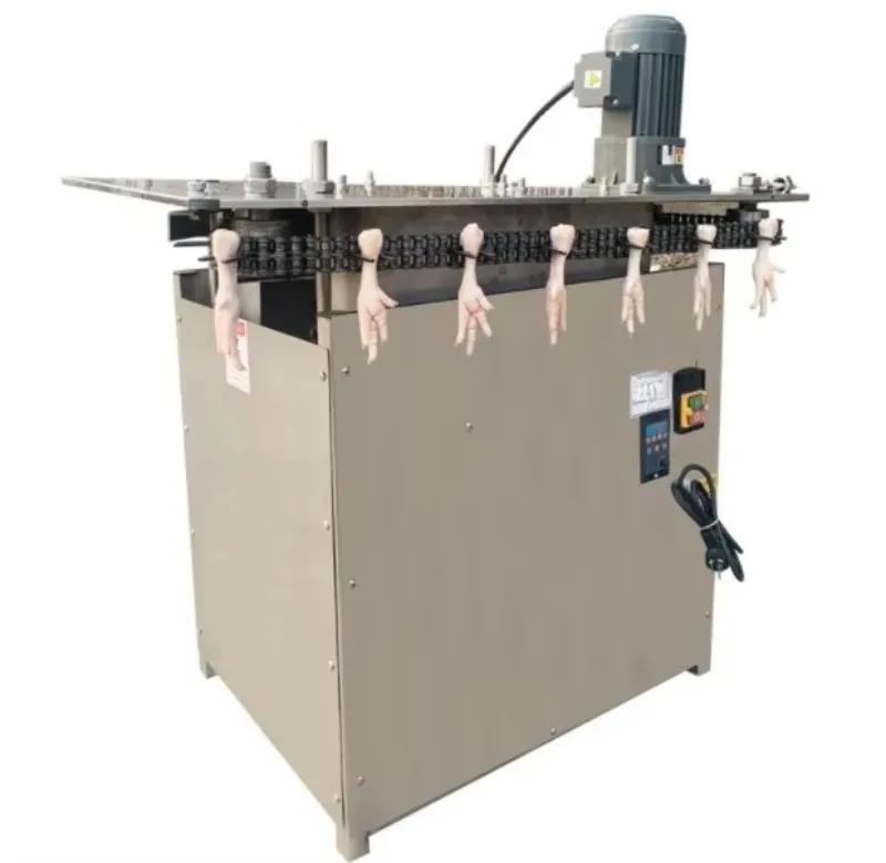 

Mobile chicken feet bone removal machine efficient cleaning and removal of chicken feet