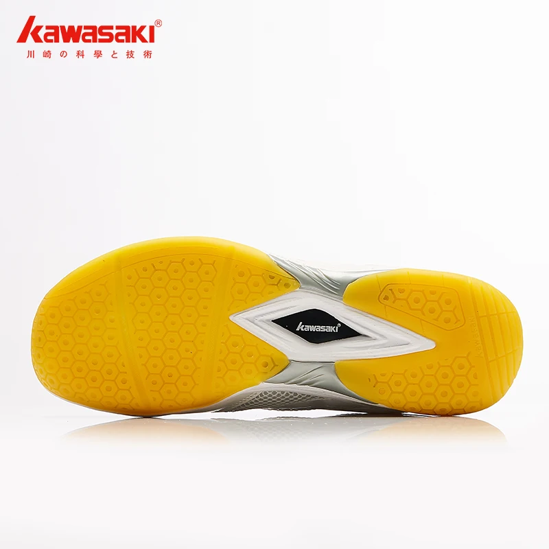 Zapatos de bádminton Kawasaki, zapatos deportivos antideslizantes transpirables para hombres y mujeres, zapatillas de deporte K-086