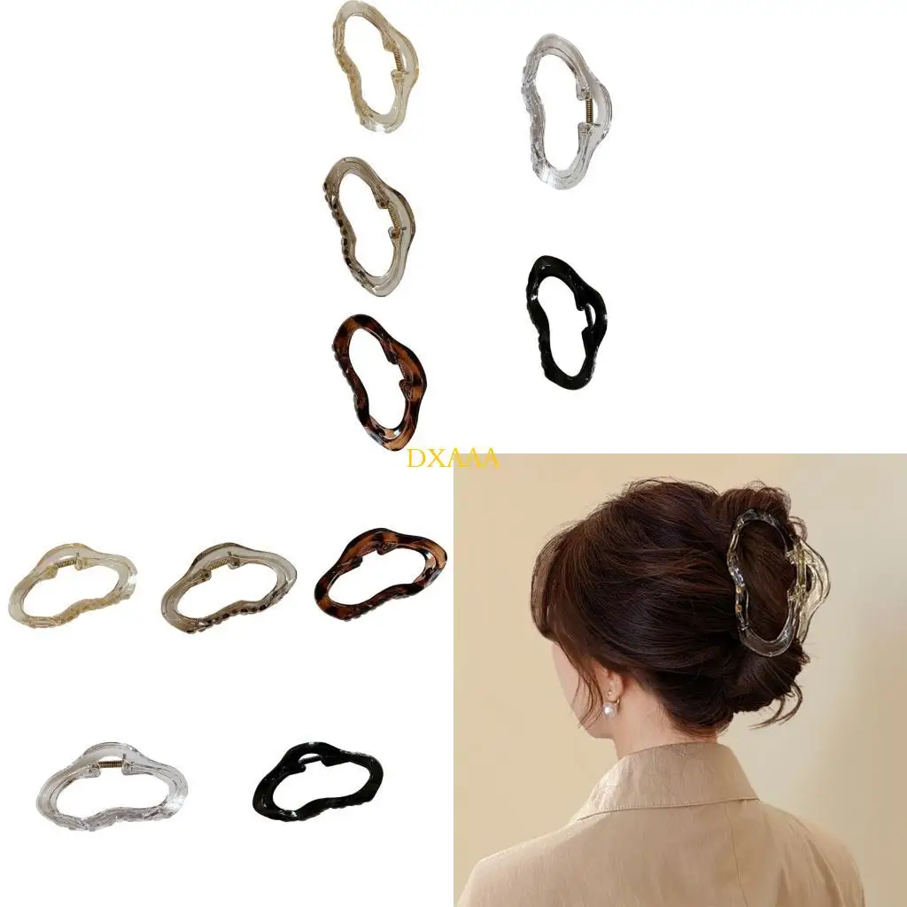 

DXAA Acrylic Simple Hair Clip Slip Resistant Design Lightweight Hairpin For Women Girls Wear