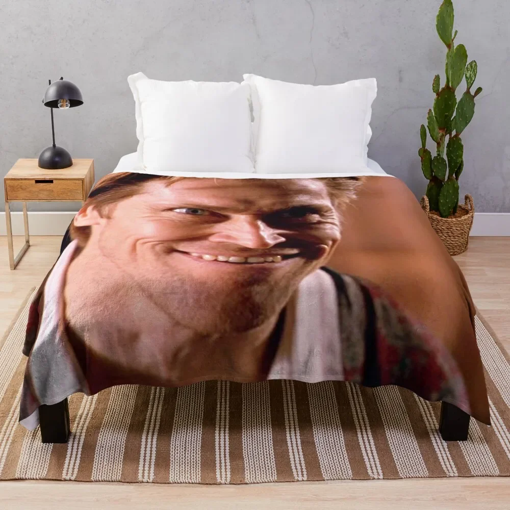 

Willem is happy Throw Blanket Decorative Beds Bed linens Blankets