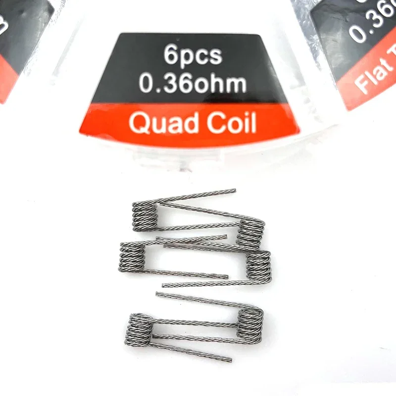 8 Types Prebuilt Coil Alien Clapton Hive Twisted Wire Metal Brush and T Screwdriver for Mesh RDA DIY Wire RBA Bacon Cotton