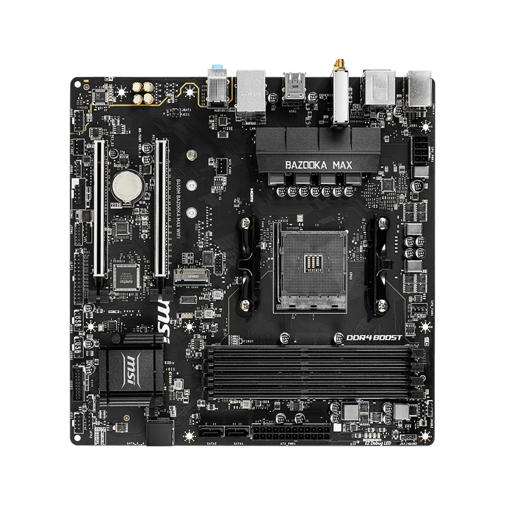 Imagem -05 - Placa-mãe Wi-fi Max Bazooka Suporte 5800x3d 5700x 5600g 3600 Cpu Ddr4 2667mhz 128gb Hdmi Nvme M.2 M-atx Am4 Mainboard