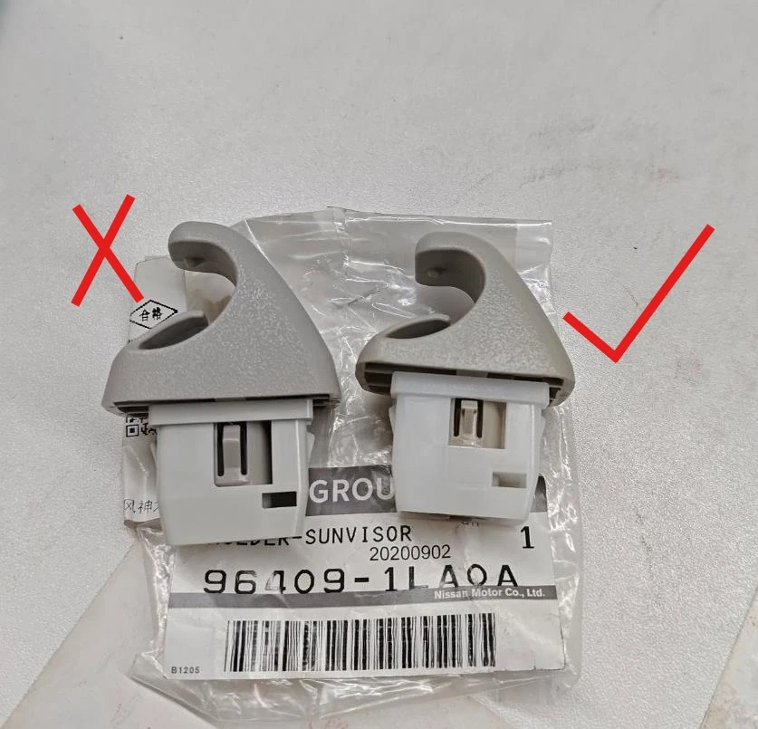 1 Piece Sun Proof Fixer for Nissan Patrol Y62 2010-2018 Sun Panel Clip for Y62 Shield Holder for Y62 Sun Bracket 96409-1LAOA