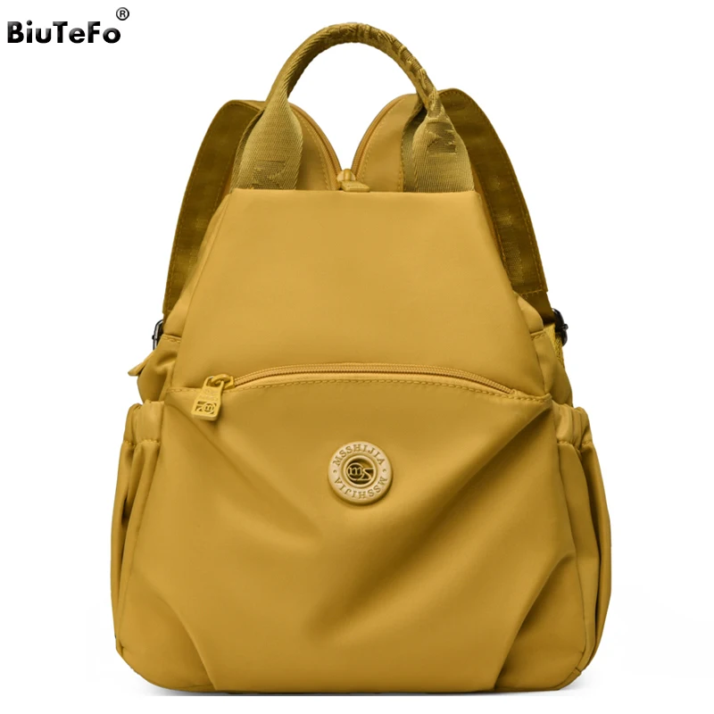 

Модный городской рюкзак для женщин, нагрудная сумка, водонепроницаемый нейлоновый рюкзак, женская сумка через плечо, легкий большой дорожный рюкзак