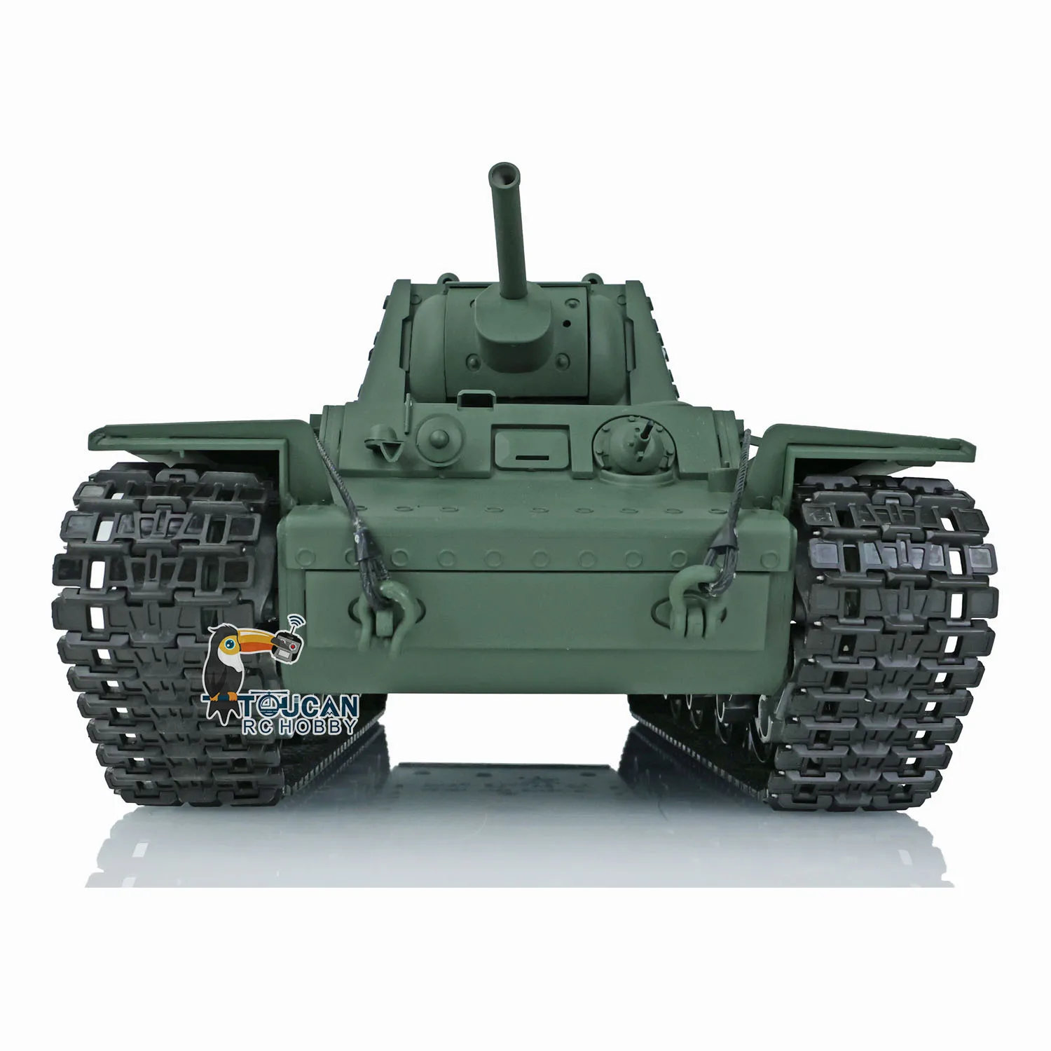 2.4G 1/16 Scale Heng Long 7.0 Plastic Soviet KV-1 RTR RC Tank 3878 360° Turret Engine Sound BB Shooting Toys for Boys TH17462