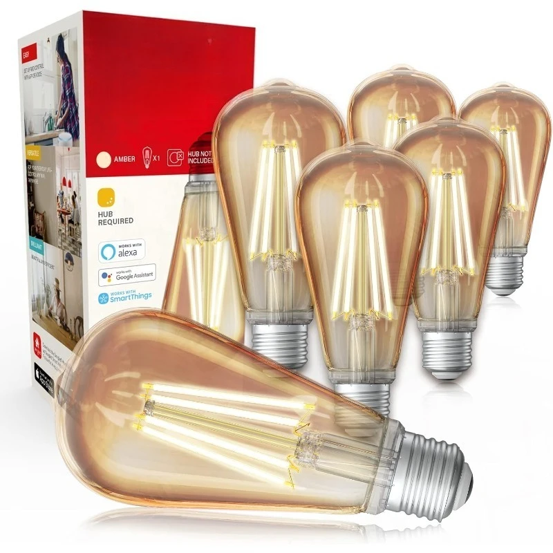 

Smart Hub Required, Work with SmartThings and Echo with Built-in Hub, Voice Control with Alex