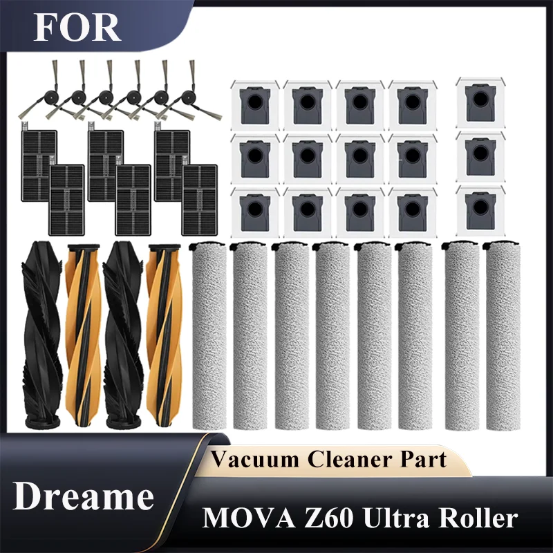 For MOVA Z60 Ultra Roller Complete/ Z60 Ultra Roller SA Roll
