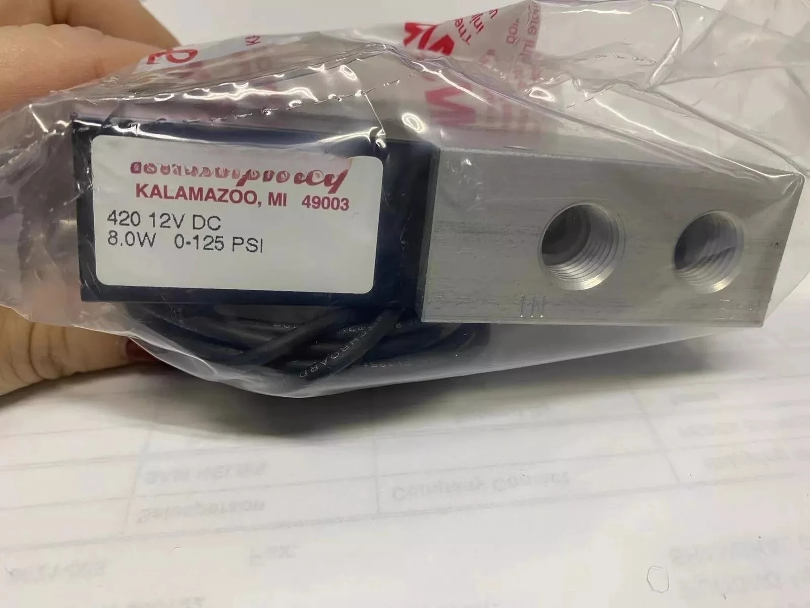 

Для нового электромагнитного клапана Humphrey 420 12 В постоянного тока 420 24 В постоянного тока