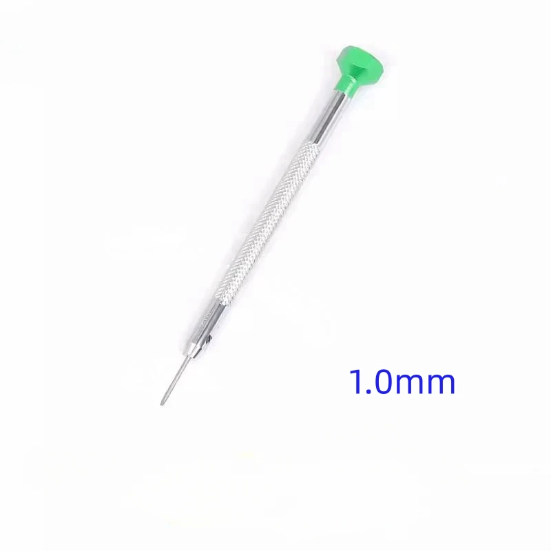 1PC Steel Slotted Screwdriver 0.8mm/1.0mm/1.2mm/1.4mm/1.6mm/1.8mm/2.0mm for Watch Repair Jewelry Making Repair Tool