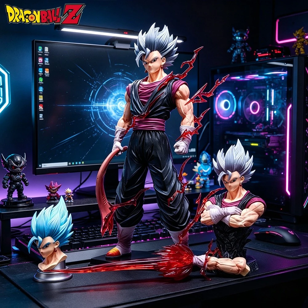 

Фигурка аниме-персонажа Dragon Ball Z, 32 см/12,6 дюйма, лимитированная серия, цветная, Вегетто, коллекционная модель из ПВХ, игрушка, подарок