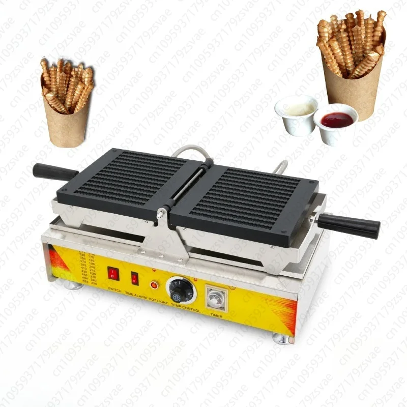 Commercial Biscuit Bang Waffle Machine Threaded Chip Shape Scone Machine