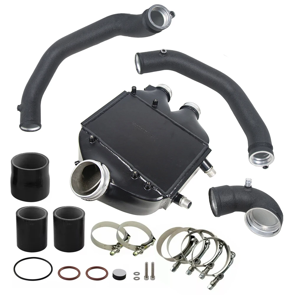 KYOSTAR Top Mount Intercooler Kit With Charge Pipes Compatible For S55 Engine 2015-2020 F80 M3 F82 F83 M4 F87 M2