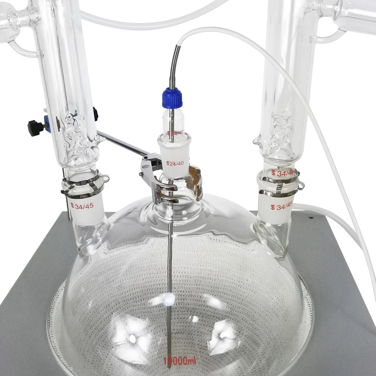 10L 20L 50L laboratory equipment, 3 round bottom flasks with heating cover