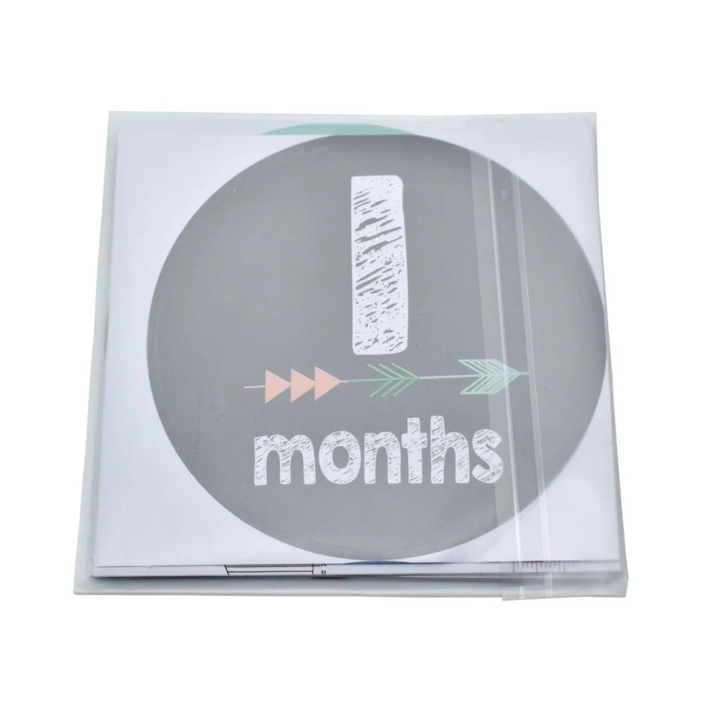 

24Pcs Baby Month Stickers Anti-Dirty Repeated Paste Milestone Keepsakes for First Baby Monthly Stickers