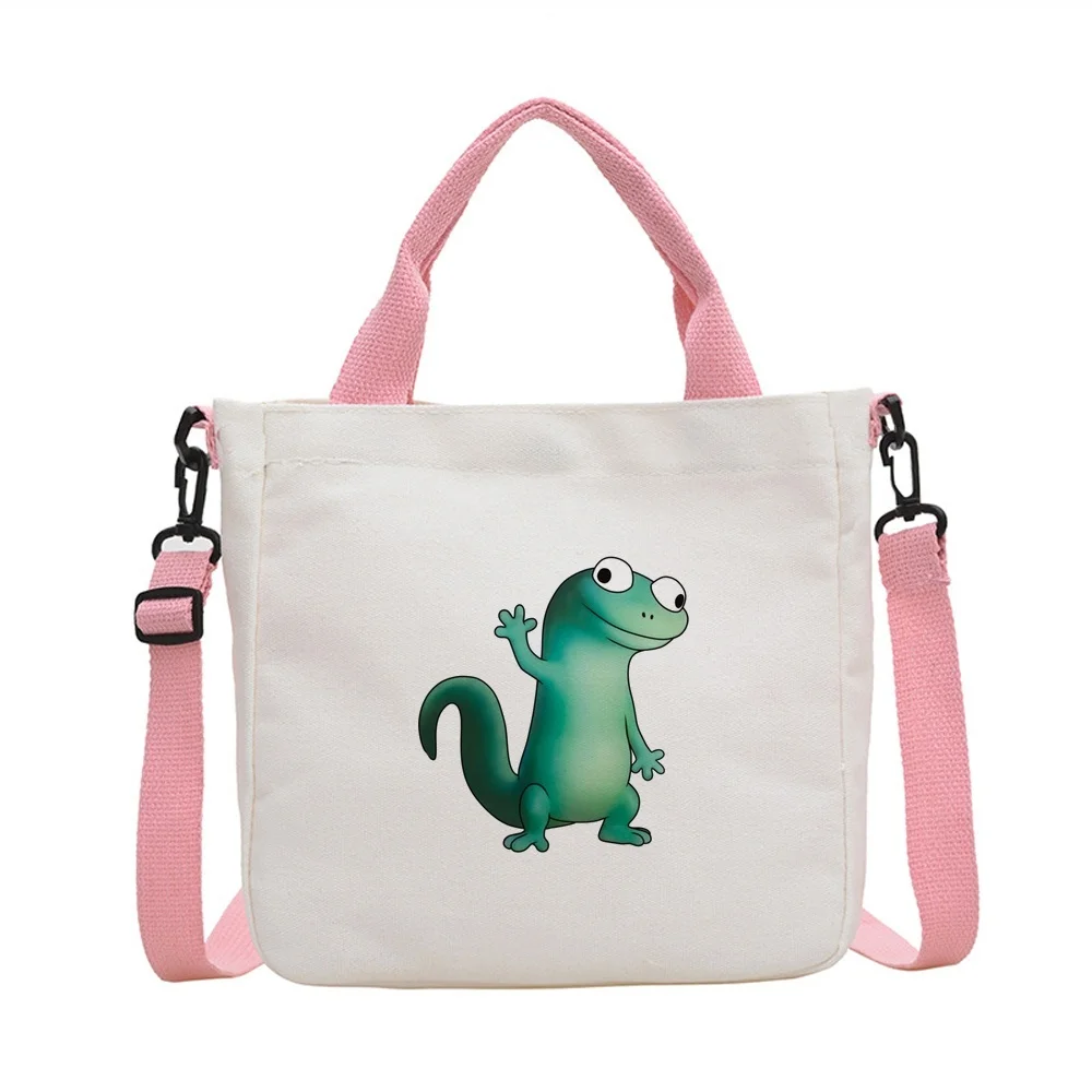 Lizard tote bag personnalisable shopper grocery torba na zakupy shoulder  femme