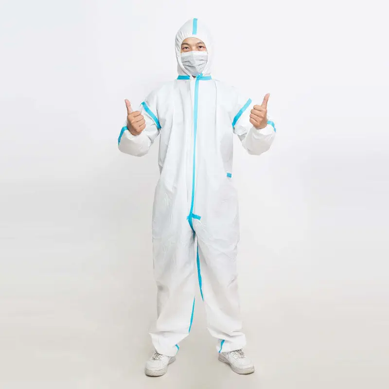 

Disposable Anti Dust Oil Epidemic Antibacterial Jumpsuit Hazmat Isolation Safety Suit Protective Clothing Dust-proof Coveralls