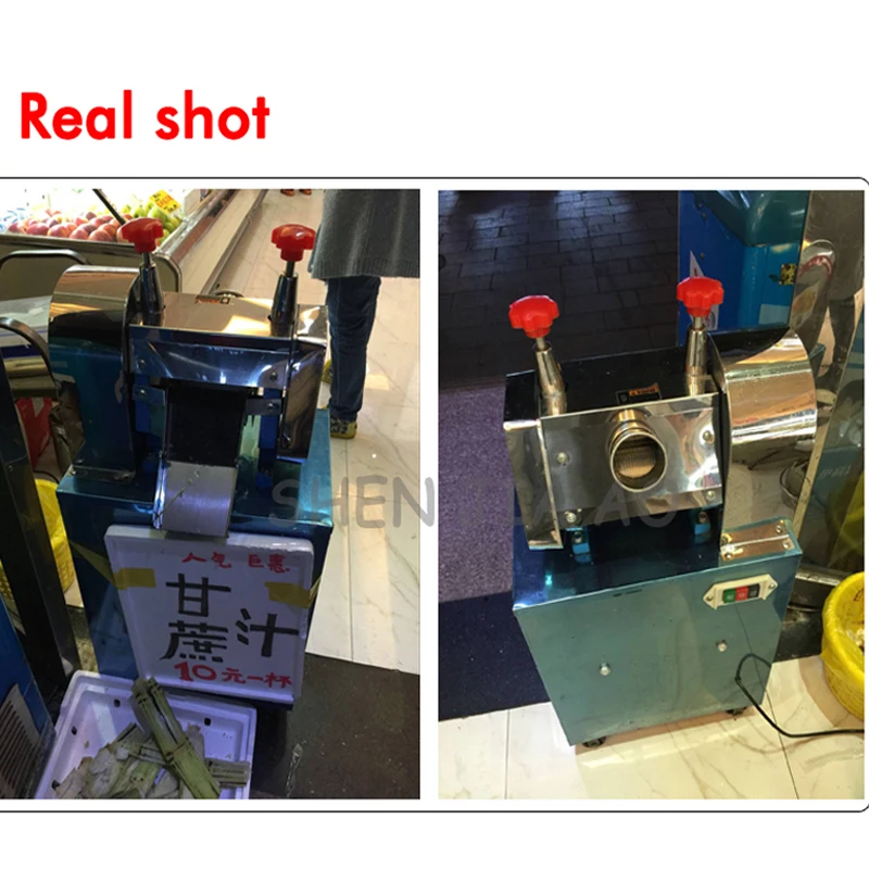 Spremiagrumi elettrico 220v della canna degli spremiagrumi v della canna da zucchero della canna da zucchero della macchina commerciale del succo della canna da zucchero