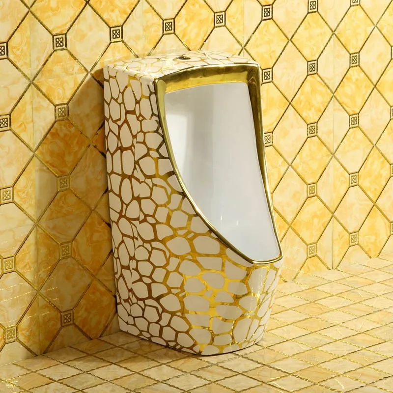 

Urinal Gold Sensor Men's Wall Mounted Urinal Gold Urinal