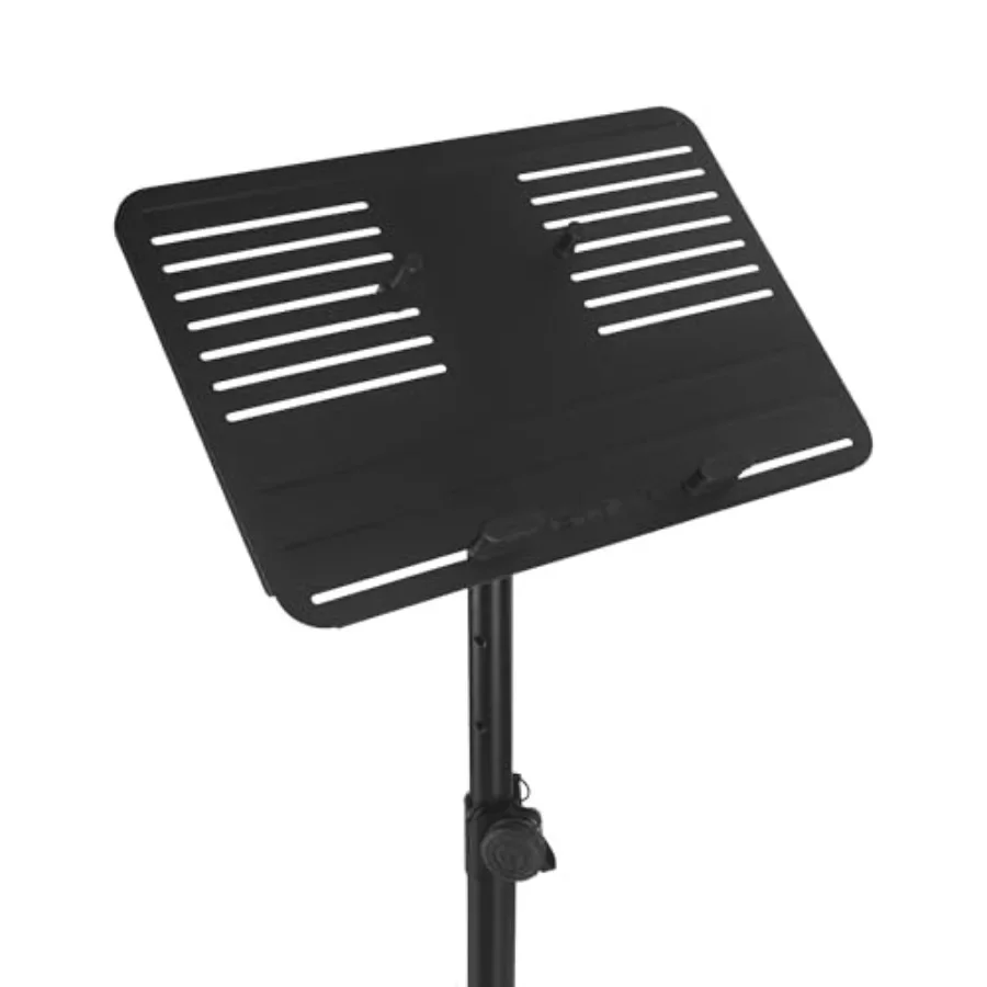 Laptop Stand LTS T 01 Adjustable Laptop Stand with Holding Pins for DJs and Producers, black
