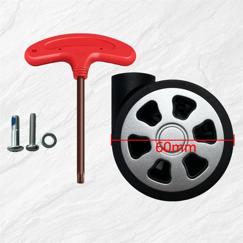 Rueda Universal con tornillos y herramienta para reparación de maletas Rimowa, ruedas de equipaje, cubierta de carrito, ruedas, accesorios de equipaje, 1 ud.