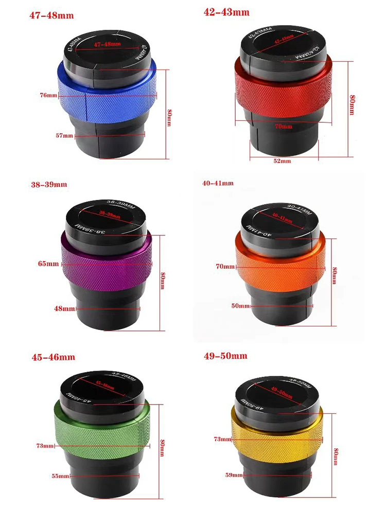 Universal Motorcycle CNC 28MM-50MM Front Fork Oil Seal Driver Tool For SX SXF EXC TC TE KXF CRF YZF WR YZ RM Dirt Pit Bike