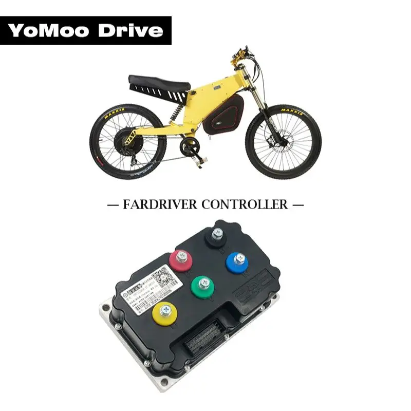 

Fardriver ND72300 48V-72V DC 100A Peak 300A 2-3KW 80KMH PMSM BLDC Sine Wave Hall Motor Controller For QS Spoke E-Bicycle