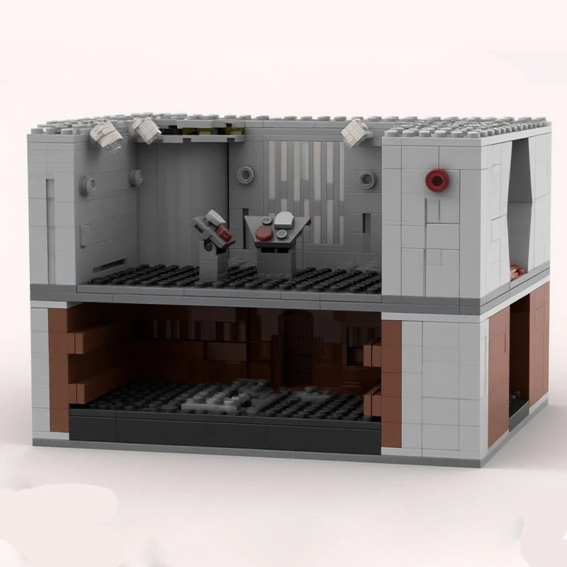 297pcs MOC Death Star Trash Compactor Under Cell Block Battle Model Building Blocks Christmas Gifts Construction Toy Brick Kids