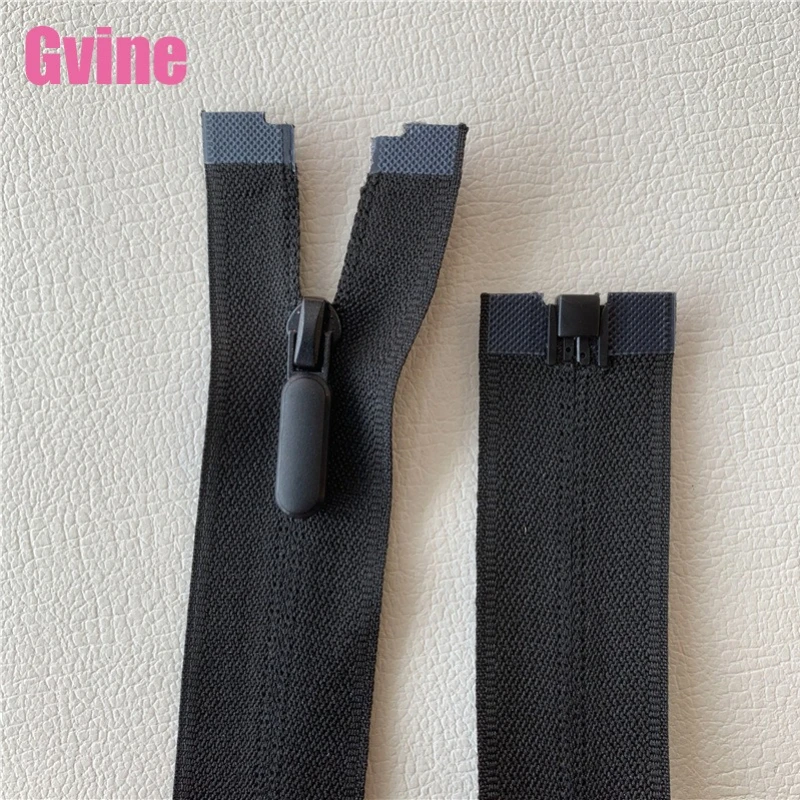 

10Pcs/Lot Black 70cm 3# Coil Nylon Zippers Open End Reversible Zipper for Sewing Jacket Bag Garment Zips DIY Accessories