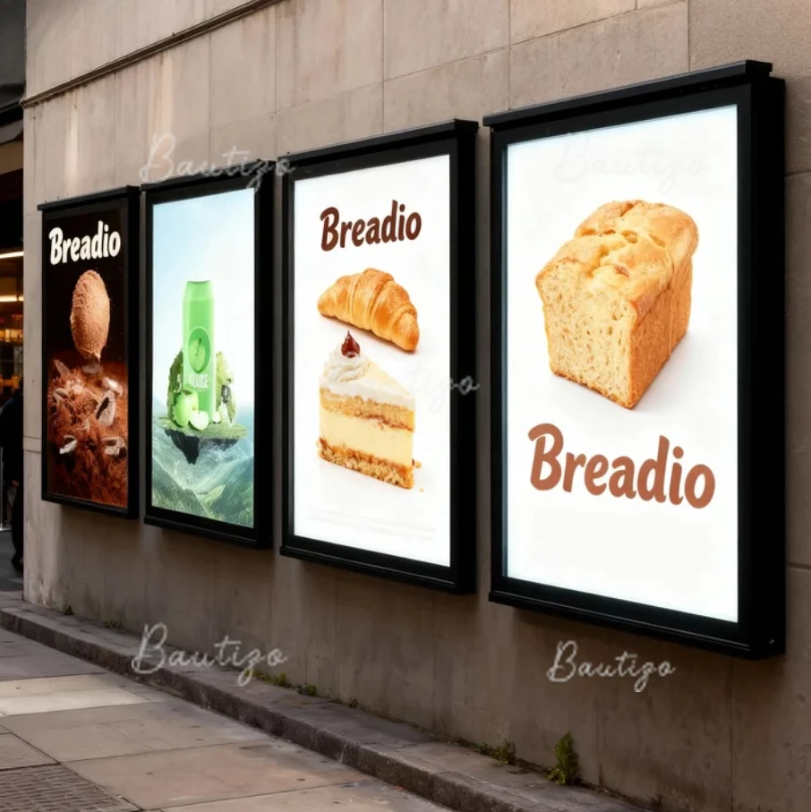 Custom Outdoor Sign Signboard Acrylic Signs Metal Advertising Logo Business Luminous Neon Light Box Wall Board Illuminated Panel