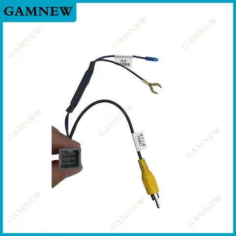 Auto 8-Pin Reverse Camera Output Video Adapter Wiring Cable For Honda BRV (14-18) Car Camera Video Output 8 best sales wire rear camera 8 pin - №3