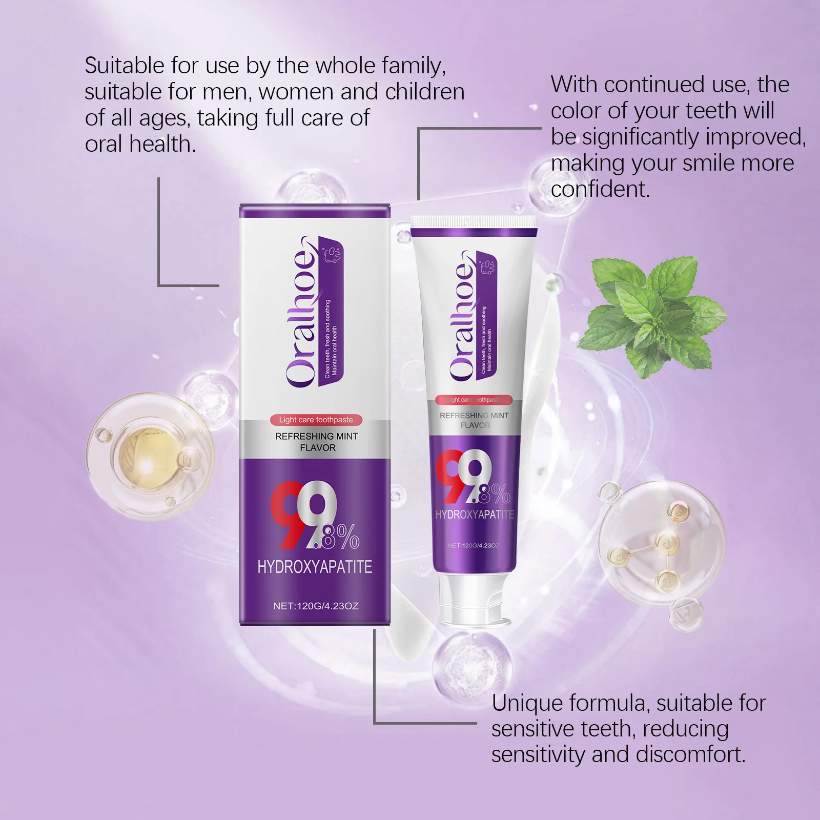 Dentifricio sbiancante Oralhoe - Teeth Whitening Baking Soda recensione e prezzo