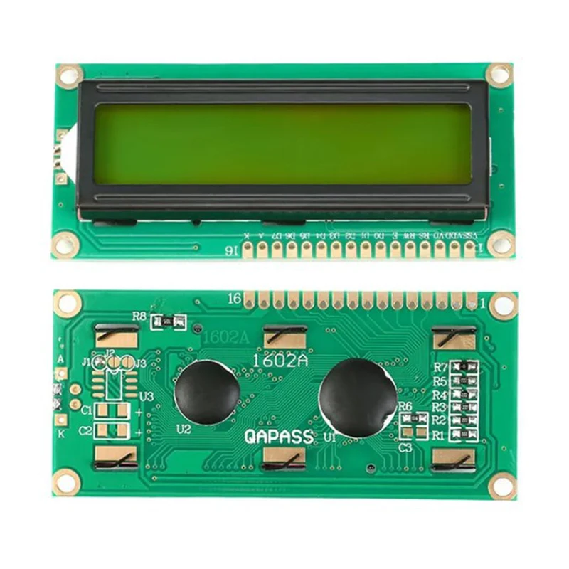 10Pcs 1602 1602A J204A 2004A 12864 12864B 12864 LCD Screen Display Module Blue Yellow-Green IICI2C 3.3V5V for Arduino