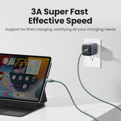 UGREEN MFi USB C к Lightning Кабель 20W для Быстрой Зарядки iPhone и iPad — фото устройства