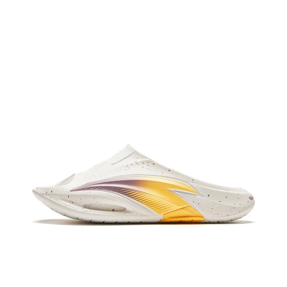 WASSUP x Anta Basketball Slippers Men's Beige Yellow 912411801-3