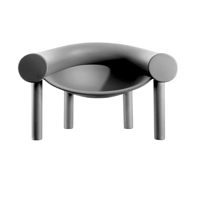

Creative modern fiberglass special-shaped horseshoe leisure chair living room single sofa