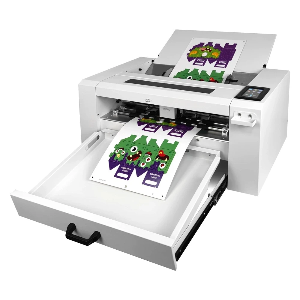 Laminating Cutting Machine Double Head Plotter Automatic Paper Feeding Adsorption Servo Motor Die Cutting Machine