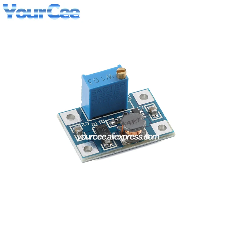 10pcs/1pc DC-DC SX1308 Step-UP Adjustable Power Step Up Boost Converter Board Module 1.2MHz 2-24V to 2-28V 2A