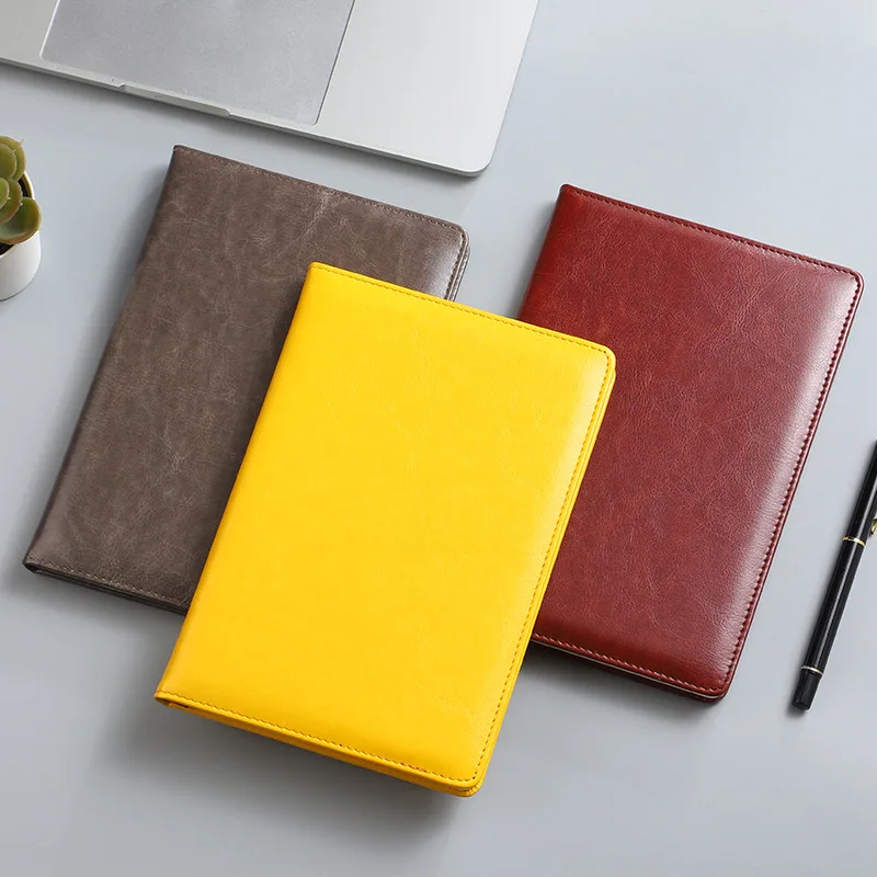 Laptop Imitation Leather Business Notebook Conference Notebook