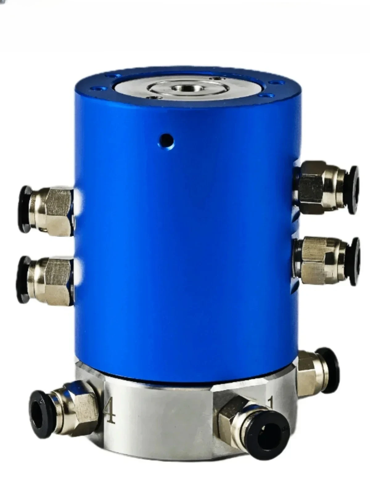 

Pneumatic rotary joint, 4-way sliding ring, high-speed hollow, 360 degree rotary ventilation, electric oil hydraulic integrated