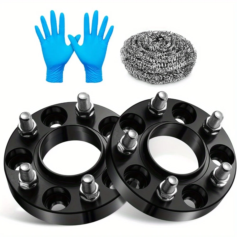 

5x115 мм (5x4,5) проставки для колес 1 дюйм для Chrysler 300 2005-2023 и Dodge Challenger 2006-2023 (M14x1,5, ступица 71,5 мм, 2 шт.)