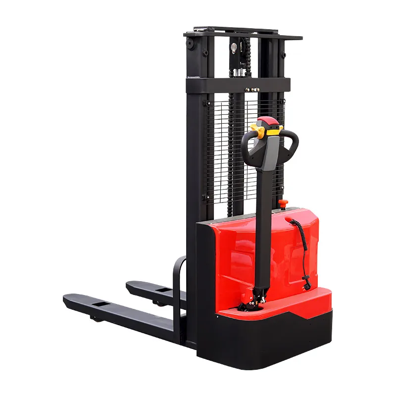 Factory Direct Delivery Small Electric Forklift Environmental protection Stacker 1t Upgrading Pallet Cart Supports Customization