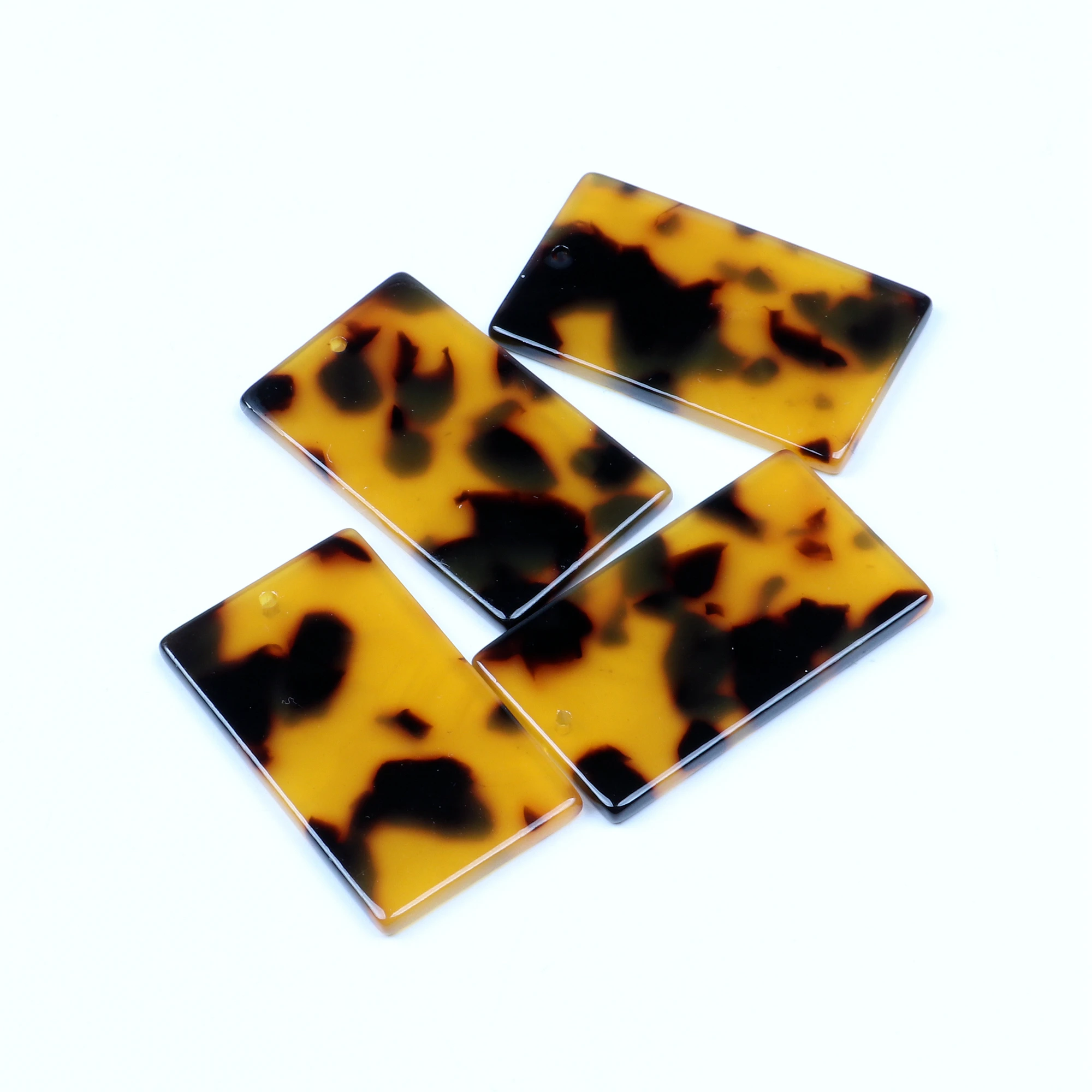 

Tortoise Shell Earring Charm,Acetate Acrylic Beads,Rectangle Shaped ,Geometri,Boho Jewelry,34x20mm,Ohrringe finding