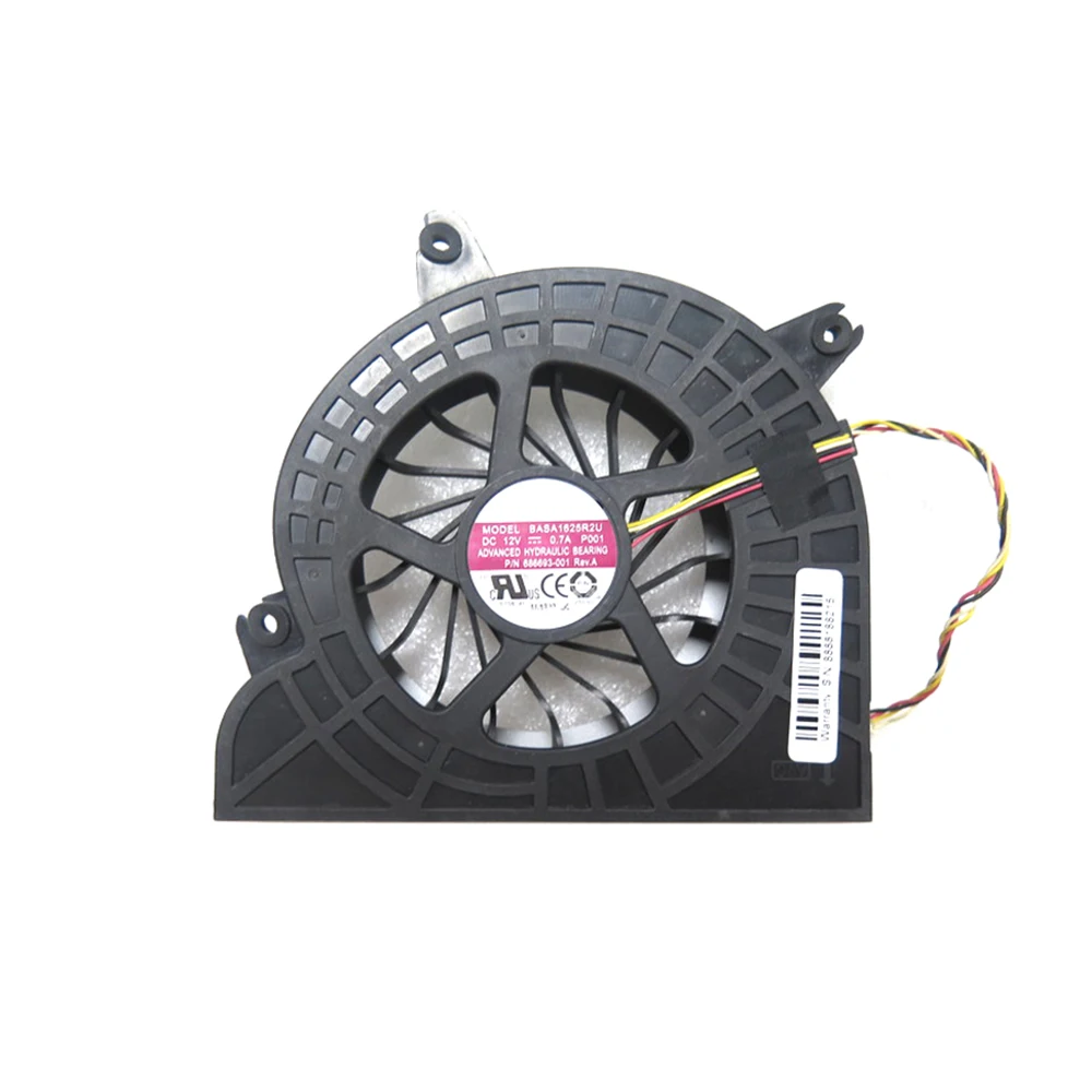 Cooling Fan BASA1625R2U P001 DC12V 0.7A 4PIN 686693-01 New