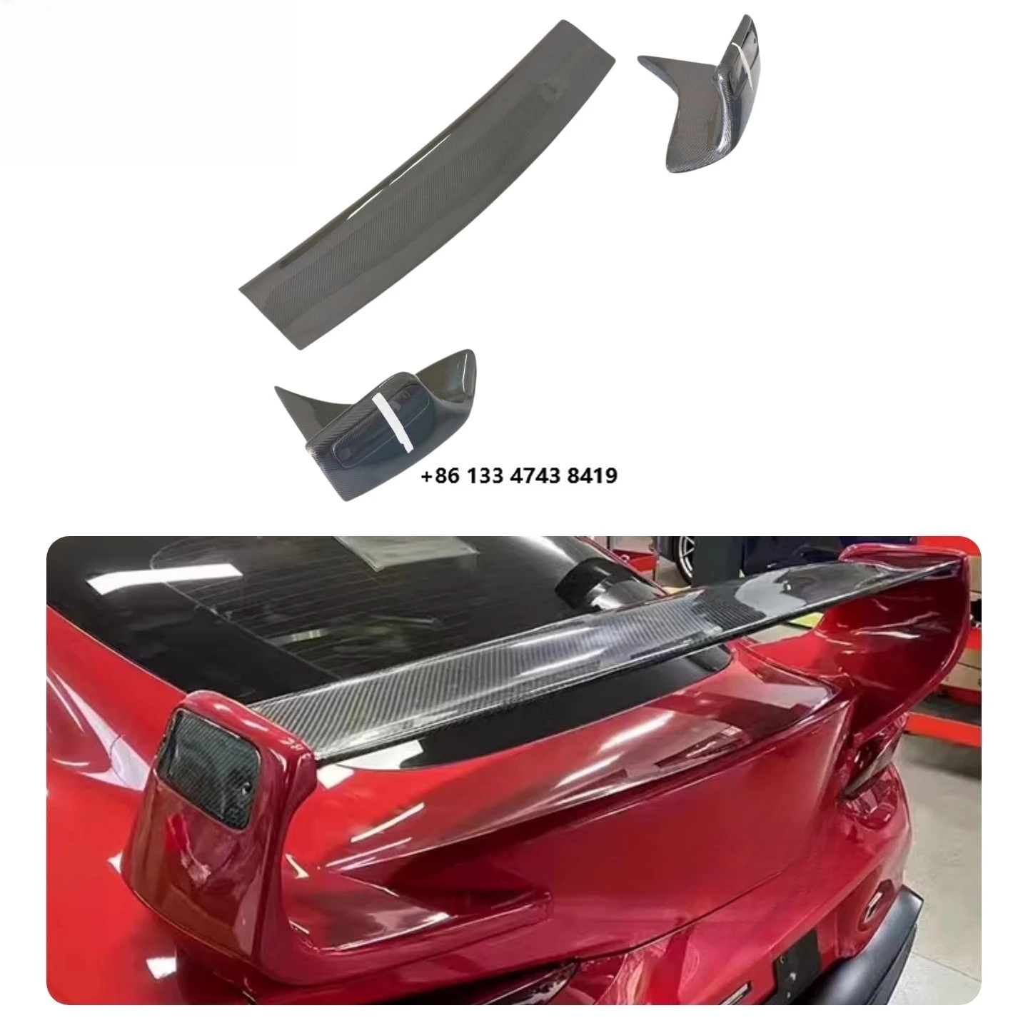 

A90 ST Style Carbon Fiber Tail, Rear Spoiler Tail, Canard Tail