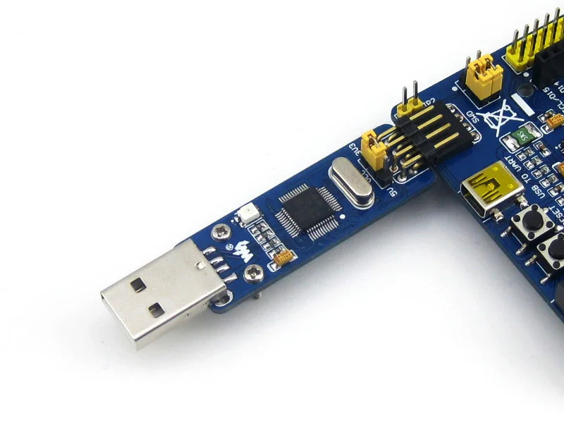 Obrázek 7: Waveshare mini ST-LINK/V2 ST-LINK in-circuit debugger programátor emulátor downloader pro STM8 a stm32 nízko stojí rozluštění USB