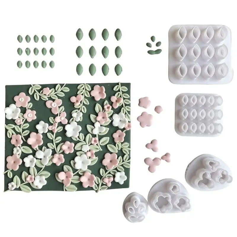 

Leaf Clay Earring Cutter Clay Molds Clay Earring Cutter for Jewelry Making